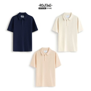 Áo Polo Nam Tay Ngắn Trơn Form Fitted - Routine 10S25POL002