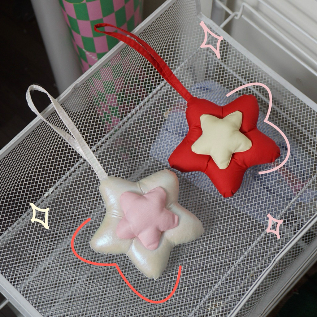 Tag NGÔI SAO treo túi_Mọt handmade