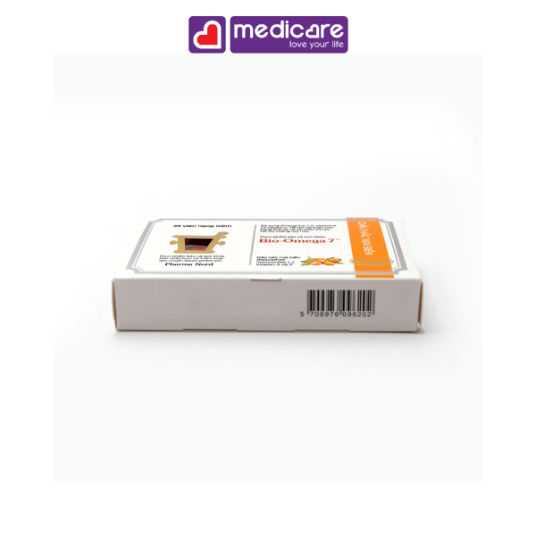 Viên uống PHARMA NORD Bio-Omega 7 hỗ trợ đẹp da 30 viên