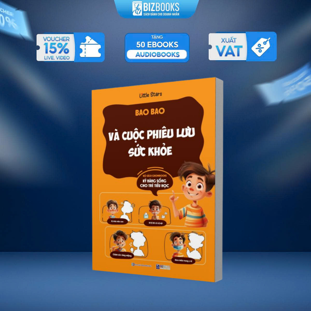 Sách Bao Bao Và Cuộc Phiêu Lưu Sức Khoẻ - Growbooks - Kỹ Năng Sống Dành Cho Trẻ Tiểu Học