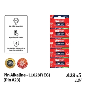 Pin A23 - A27 Hãng NP 12V Sử Dụng Máy Đo Huyết Áp, Cửa Cuốn, Smartkey Remote Xe, Thiết Bị Báo Động, Cảm Biến