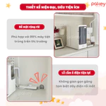 [NEW 2026] Kệ Đựng Đồ Dạng Tủ PAKEY Cao Cấp, Tủ Đồ Đa Năng Có Ngăn Treo Tặng Khay + Hộp Đựng Đồ — ảnh 4