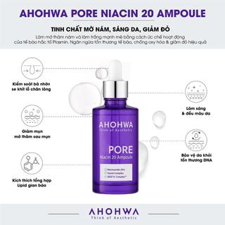 Ahohwa Pore Niacin 20 - Tinh chất làm sáng, thu nhỏ lỗ chân lông - 30ml