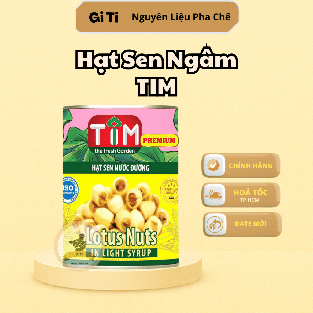 Hạt Sen Ngâm Đường Nif 560gr | Sen Nif | Hạt Sen Tim | Sen Tim Đóng Lon ...