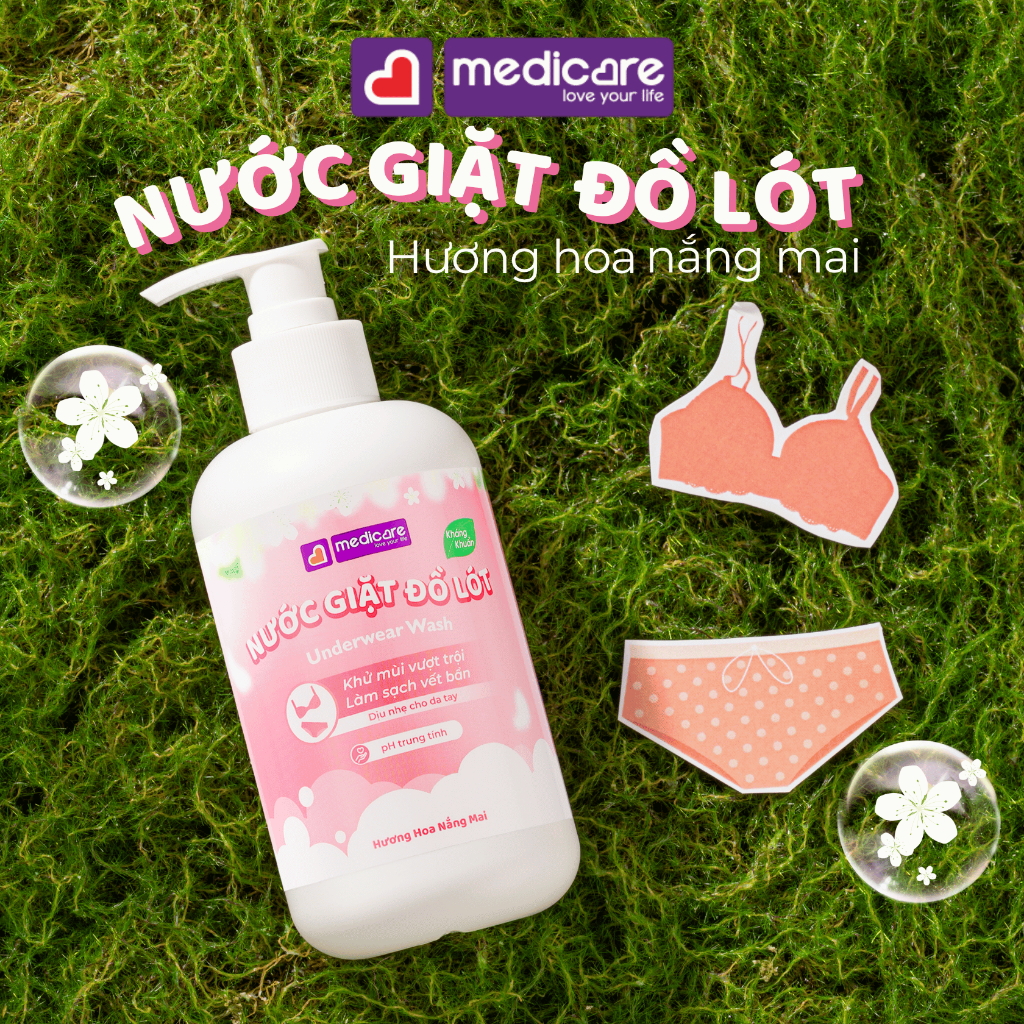 Nước giặt đồ lót MEDiCARE 300ml