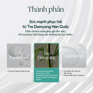 Kem Dưỡng Phục Hồi PURITO Mighty Bamboo Panthenol Cream 100ml Duduhouse