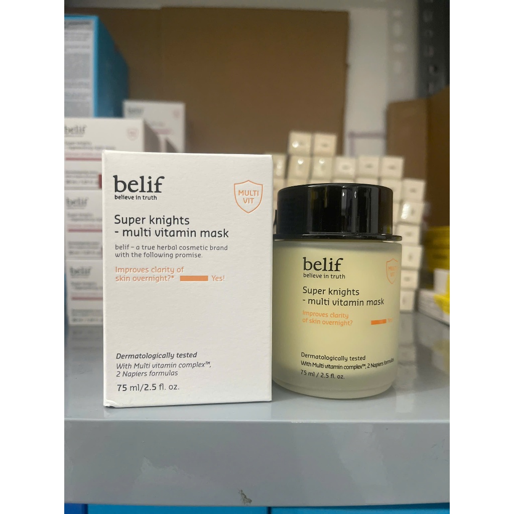 Mặt nạ ngủ dưỡng ẩm, sáng da Belif Multi Vitamin Mask 5ml 25ml 30ml 75ml