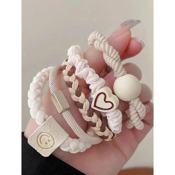 [Peinn] Set 20 Chun buộc tóc đuôi ngự, Ống 20 Dây Thun Cột Tóc Đáng Yêu Xinh,chun gấu - CA15