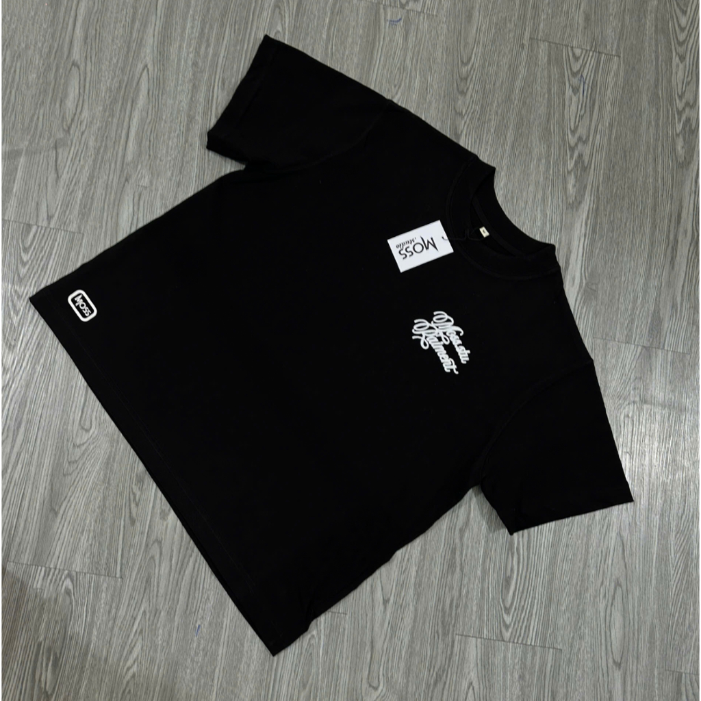 ÁO THUN BOXY 260GSM - "MOSS RAIMENT IN LOGO ·" -  BOXY FORM - CHẤT COTTON 100% 260GSM PREMIUM MOSS.STU