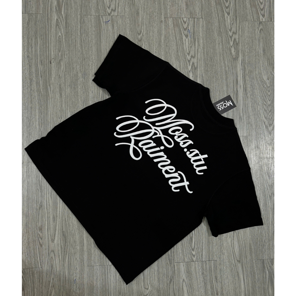 ÁO THUN BOXY 260GSM - "MOSS RAIMENT IN LOGO ·" -  BOXY FORM - CHẤT COTTON 100% 260GSM PREMIUM MOSS.STU