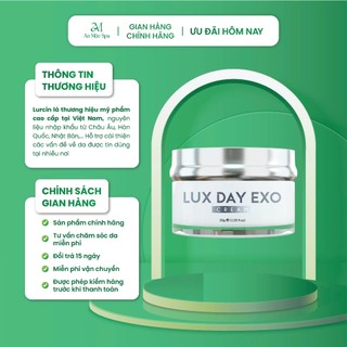 Kem Dưỡng Ẩm Da Giúp Căng Bóng Trắng Sáng, Ngừa Mụn LURCINN Lux Day Exo - 30g