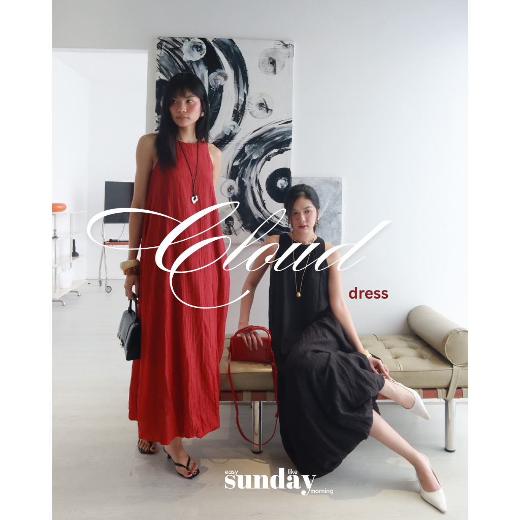 SUNDAY - CLOUD DRESS  -  Đầm bí không tay.