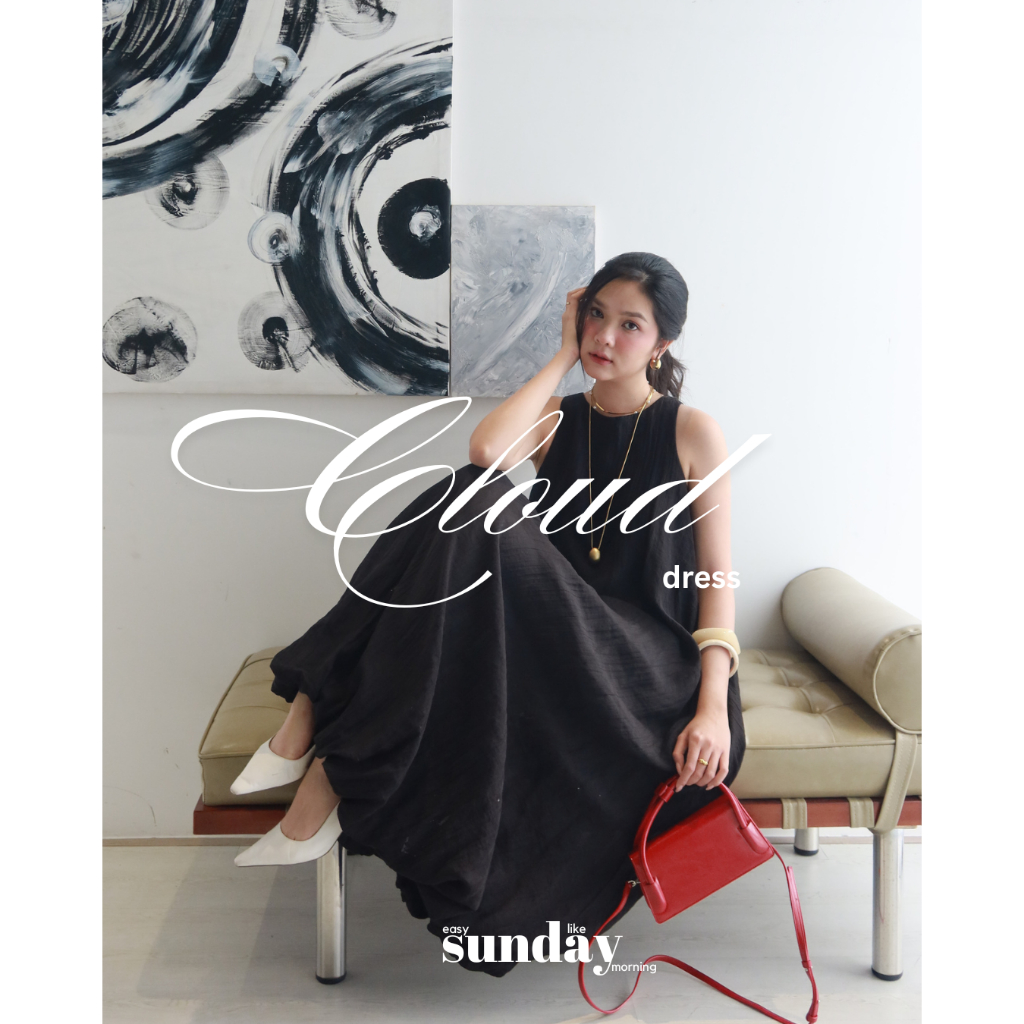 SUNDAY - CLOUD DRESS  -  Đầm bí không tay.
