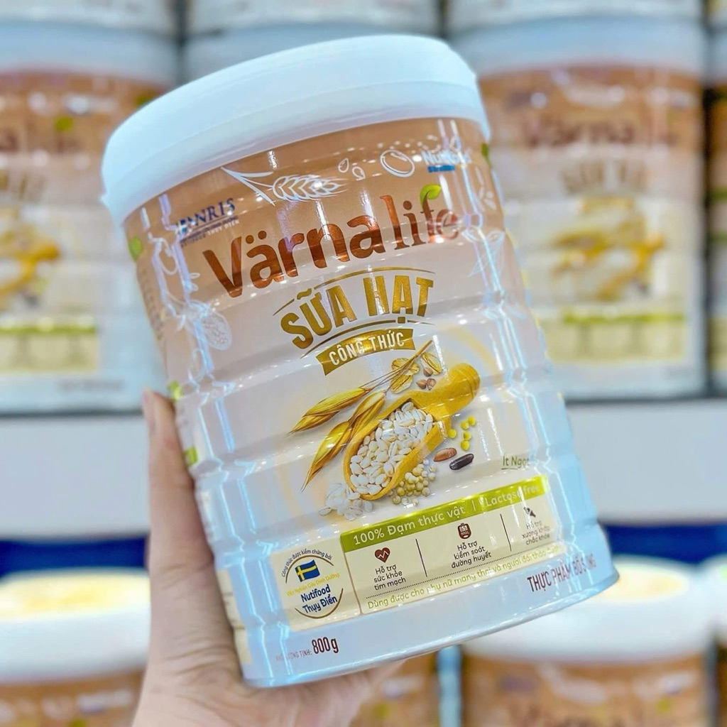 [DEAL SỐC] Thực phẩm bổ sung sữa hạt công thức Varna Life (Lon 800gr)