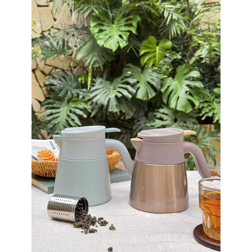 [KAIYO] Bình giữ nhiệt 2 lớp, cốc giữ nhiệt Kaiyo có lõi lọc trà inox, dung tích 500ml
