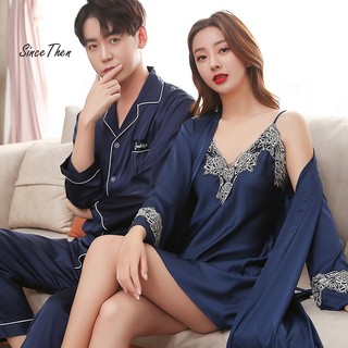 Đồ ngủ đôi nam nữ áo choàng sexy, pijama đôi làm quà cưới đẹp - Since Then