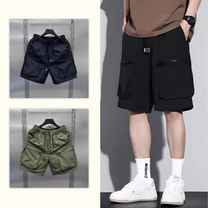 Quần short nam chất gió thể thao túi hộp trẻ trung năng động, quần đùi nam basic phong cách Hàn Quốc