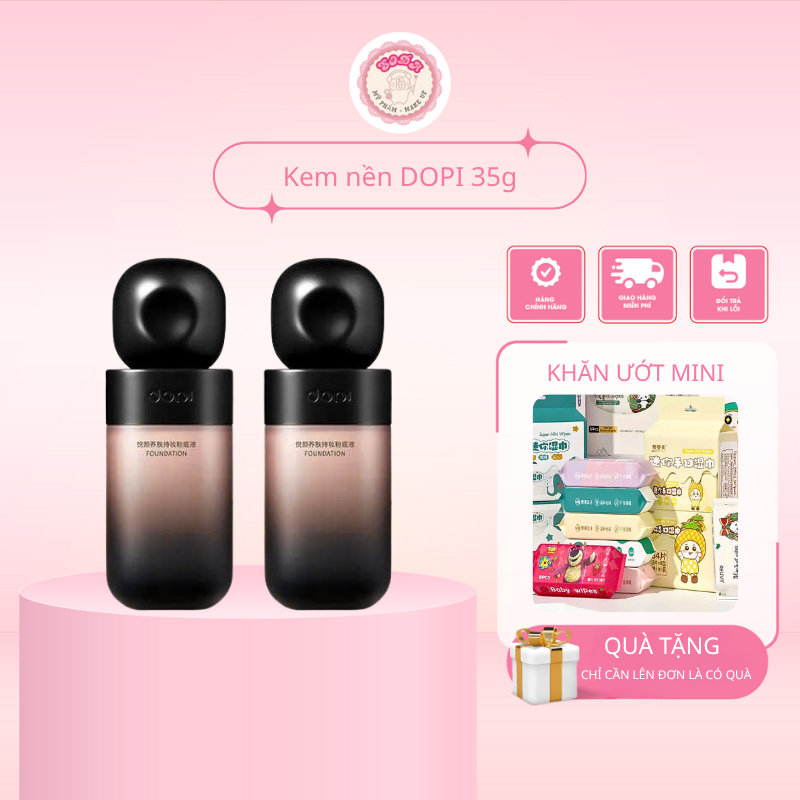 Kem Nền Dopi Chính Hãng 35ml – Kiềm Dầu, Lâu Trôi, Che Phủ Hoàn Hảo, Không Thấm Nước