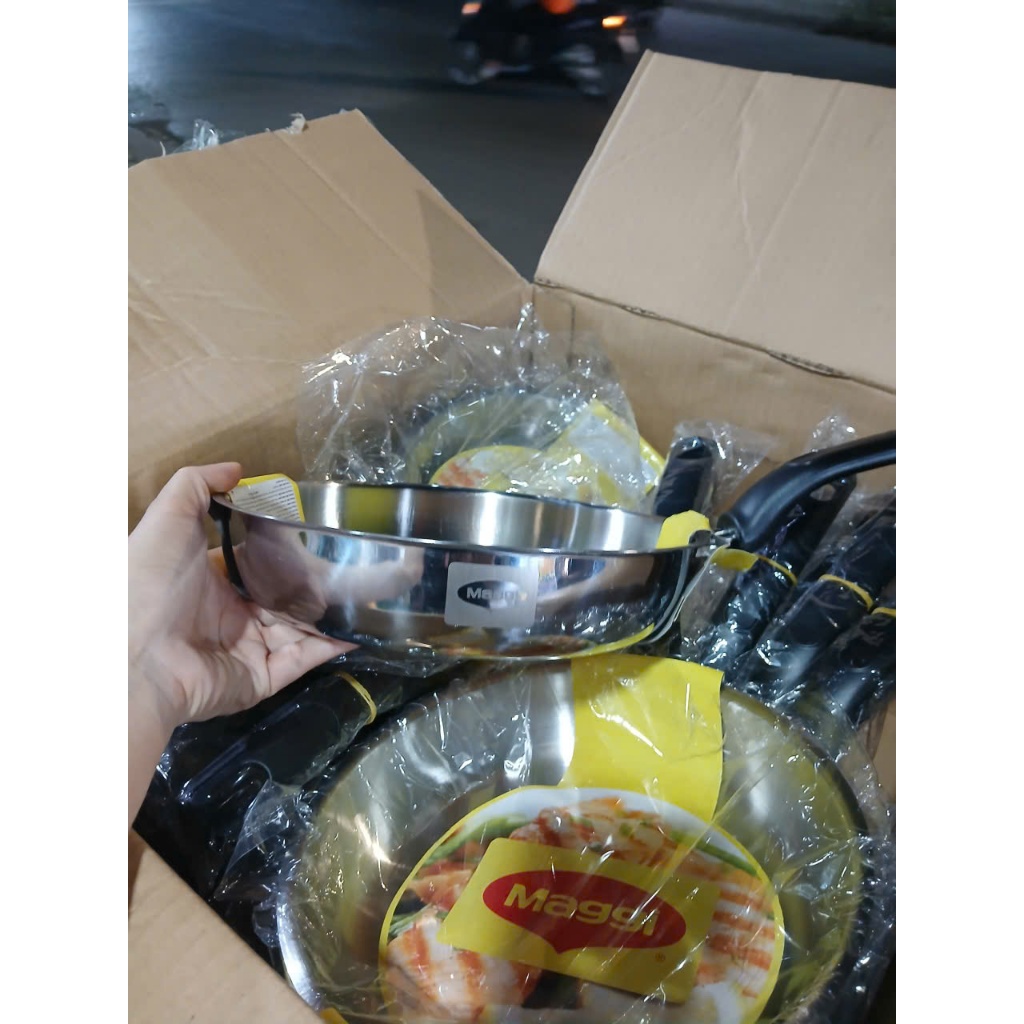 Chảo inox Tithafac 24cm Quà tặng từ Maggi | BigBuy360 - bigbuy360.vn
