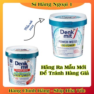 Bột tẩy trắng quần áo Domol, Denkmit Oxi Power WEISS 750g -Hàng nội địa Đức