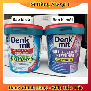 Bột giặt tẩy trắng quần áo Denkmit Oxi Power 750gr tẩy mạnh vết ố bẩn cứng đầu