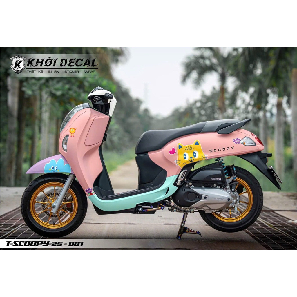 Tem Scoopy 2025 decal cao cấp