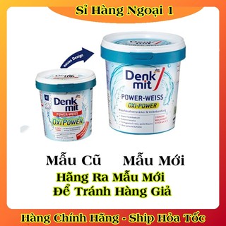 Bột giặt tẩy trắng quần áo Denkmit Oxi Power 750gr tẩy mạnh vết ố bẩn cứng đầu