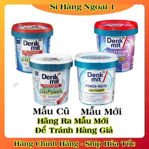 Bột giặt tẩy trắng quần áo Denkmit Oxi Power 750gr tẩy mạnh vết ố bẩn cứng đầu của Đức