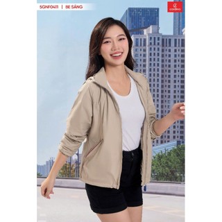 (Sẵn) 5GNF04 Áo Gió Nữ 𝐂𝐀𝐑𝐃𝐈𝐍𝐀 2 Lớp Chất Vải Gió Cao Cấp Chống Thấm Nước Cản Gió Trẻ Trung 3GNF01. 5GNF04