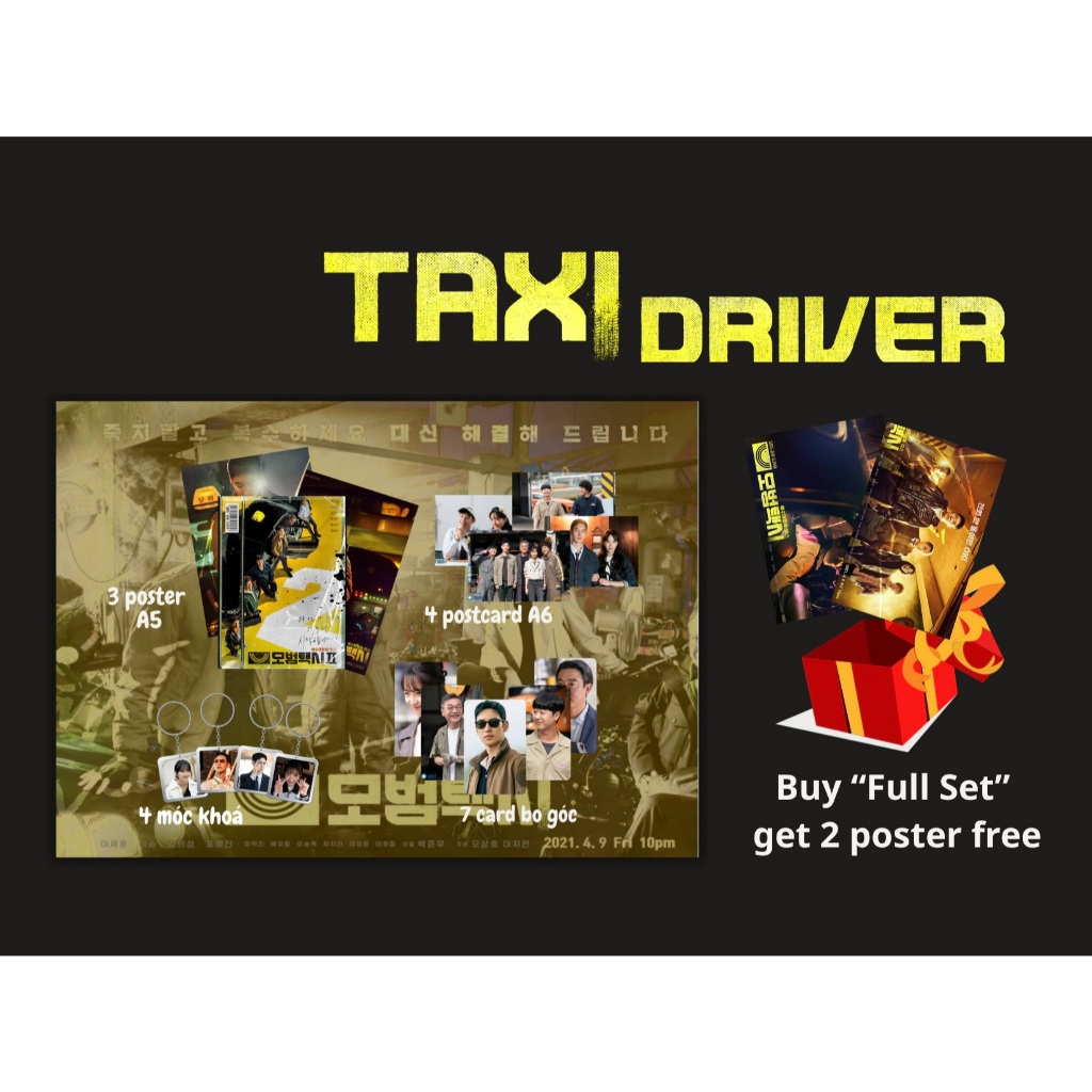 set full hình phim"Taxi Driver"-"Tài xế ẩn danh" Lee Je Hoon