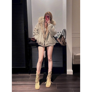 •𝙆𝙞𝙣𝙜𝙨𝙝𝙤𝙥𝙗𝙚𝙖𝙪𝙩𝙮•Áo Mũ Tai Mèo Kẻ Trần Lông Siêu Cấp QC