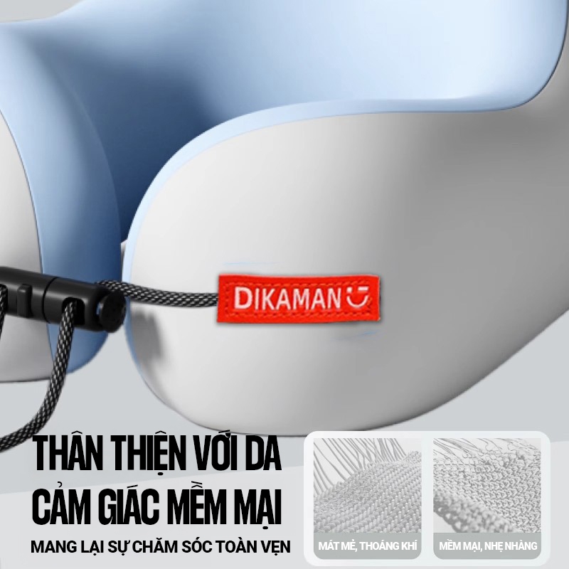 Kaleis Gối Kê Cổ Chữ U Cao Cấp – Gối Cao Su Non Công Thái Học Êm Ái, Nâng Đỡ & Bảo Vệ Cổ Khi Du Lịch, Làm Việc