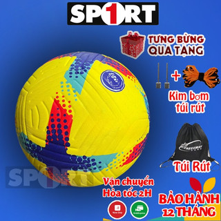 Quả bóng đá NHA 22-23 Vàng, bóng đá đúc Ngoại Hạng mẫu mới nhất + Tặng kim bơm, túi lưới Bảo Hành Da 12 Tháng