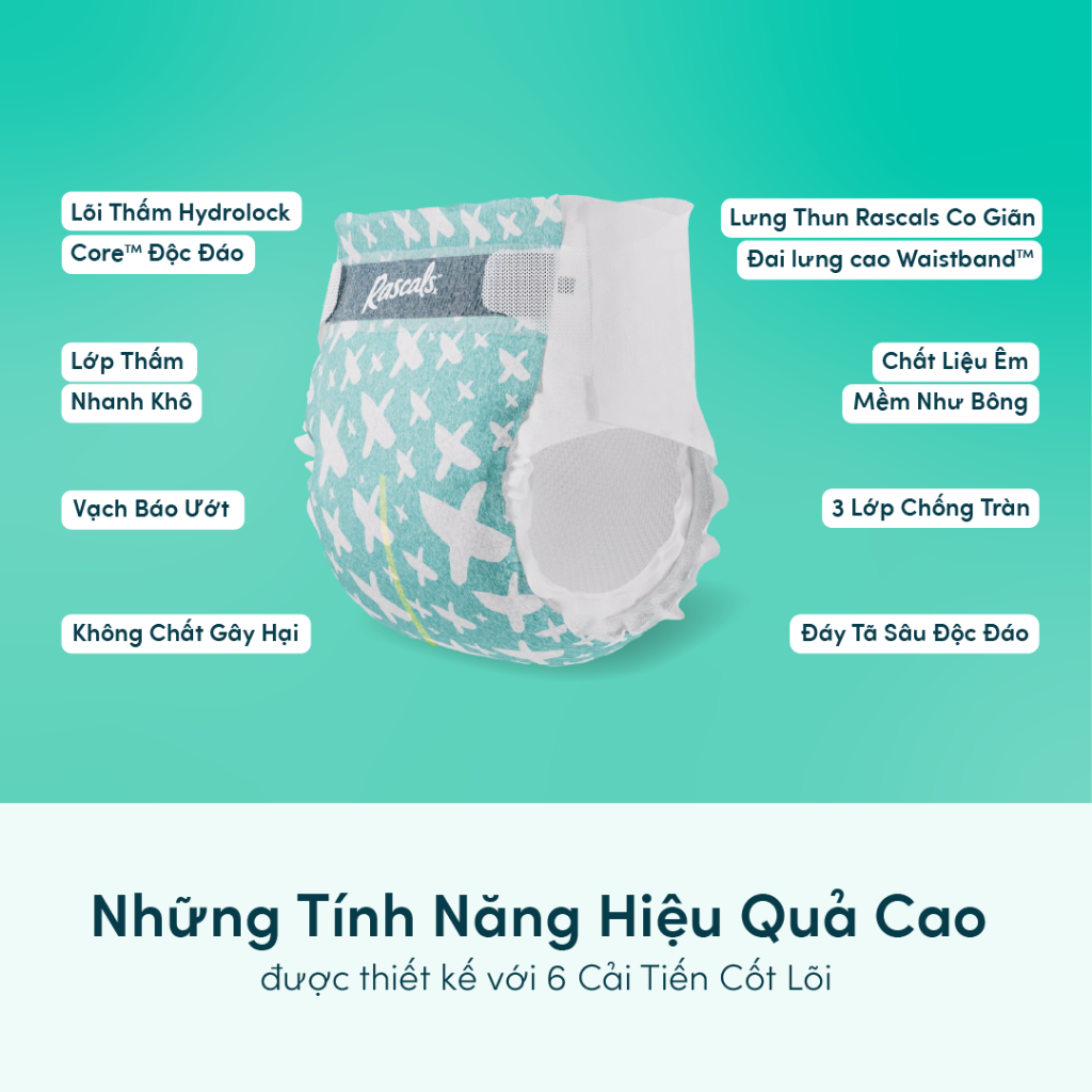 [Chính hãng] Tã/Bỉm Rascal & Friends cao cấp NewZealand