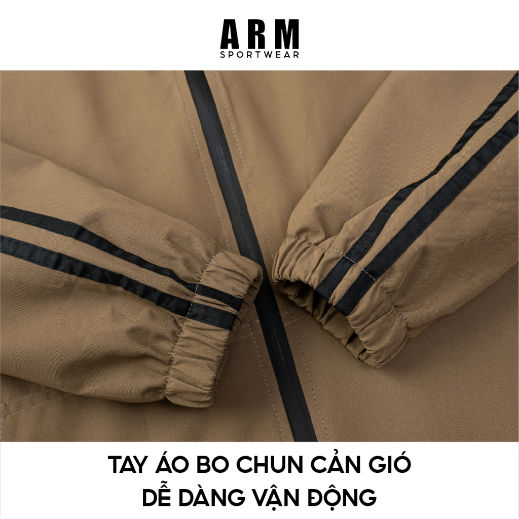 Áo Khoác Gió Nam HYPER JACKET ARM phom trẻ trung, thoải mái mặc chống nắng chống nước tập gym, chạy bộ