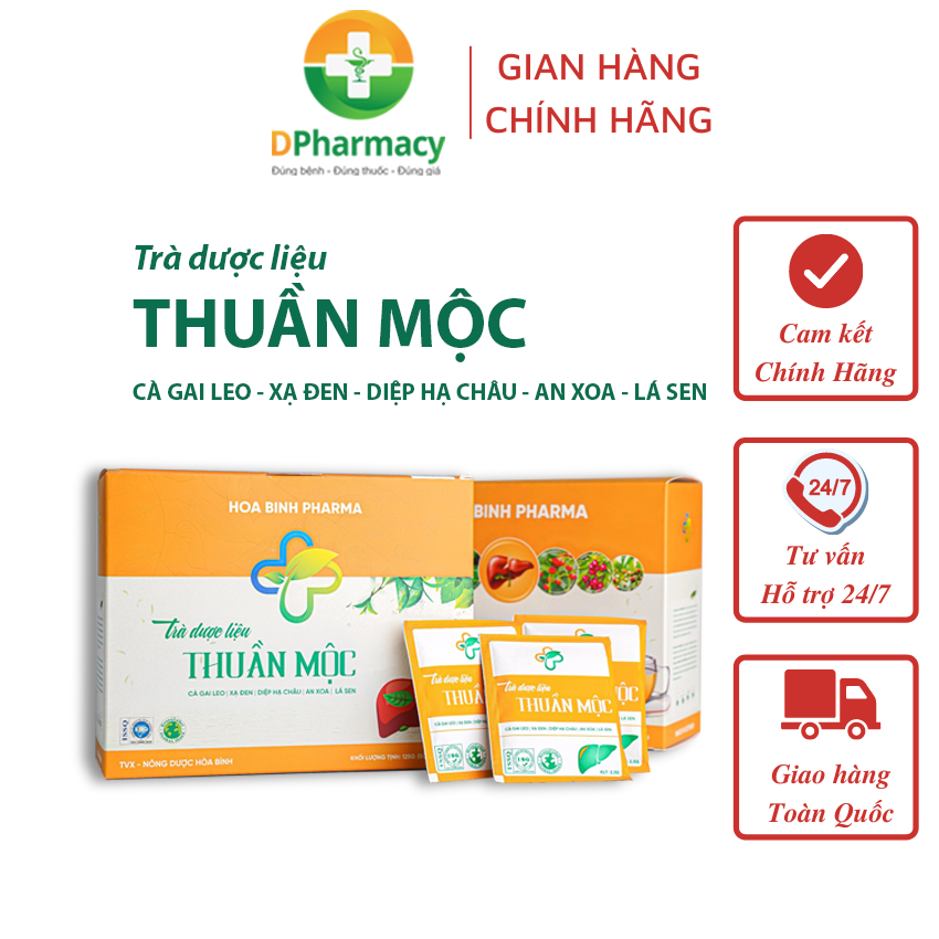 Trà Thảo Dược Thuần Mộc, Giải Nhiệt Thanh Lọc Gan, Cải Thiện Chức Năng Gan, Hạ Men Gan, Gan Nhiễm Mỡ