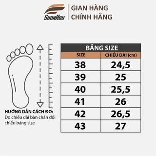 Dép Nam Quai Ngang Da Sít ShonHou SD-04, Êm Chân, Chống Trượt, Hạn Chế Mùi Hôi