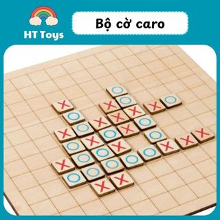 Đồ chơi bàn cờ Caro cho bé hàng loại dày dặn HT Toys