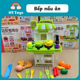 Đồ Chơi Bếp Đứng Nấu Ăn Nhà Bếp Thú Vị Cho Bé Trai Và Bé Gái HT Toys