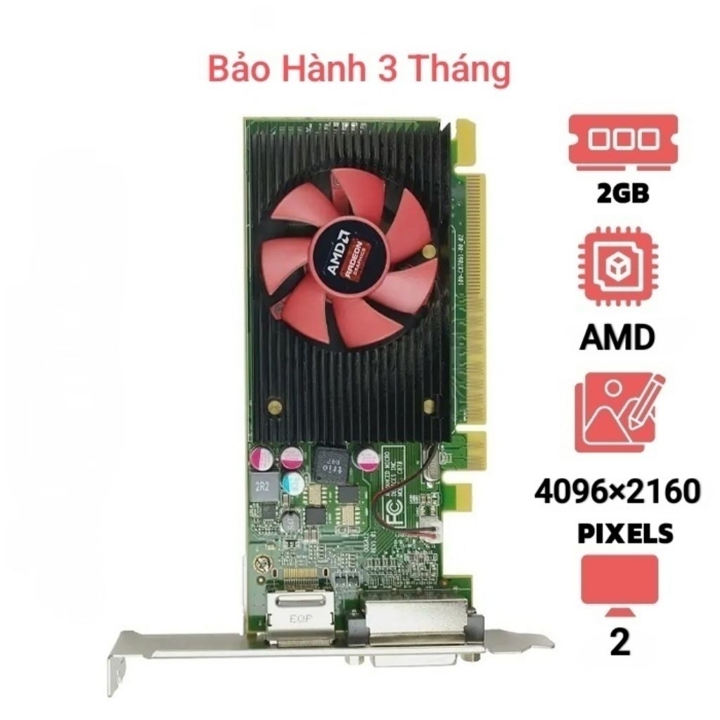 Vga - Card màn hình AMD Radeon (MODEL C870) R5 340X 2gb d3 Fe cao hàng ...