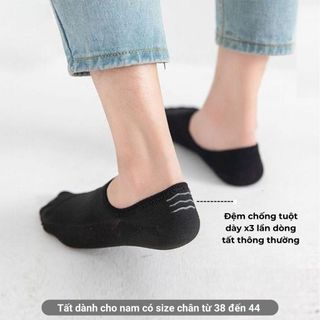 [LIVE] Combo 5 đôi tất lười nam chống tuột gót GOMTAT chất cotton thoáng mát cho mùa hè - MIA-180423-CB5