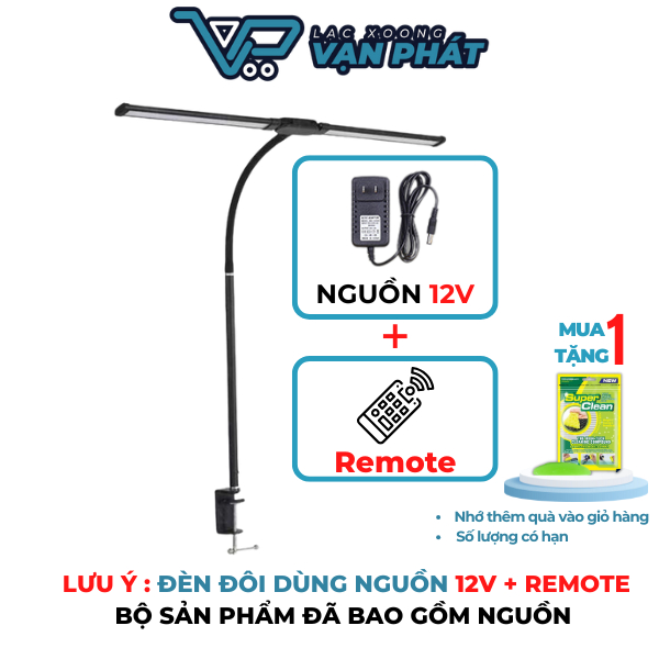 Đèn Led Kẹp Bàn Thông Minh Thay Đổi Góc Linh Hoạt Nhiều Chế Độ Sáng | BigBuy360 - bigbuy360.vn