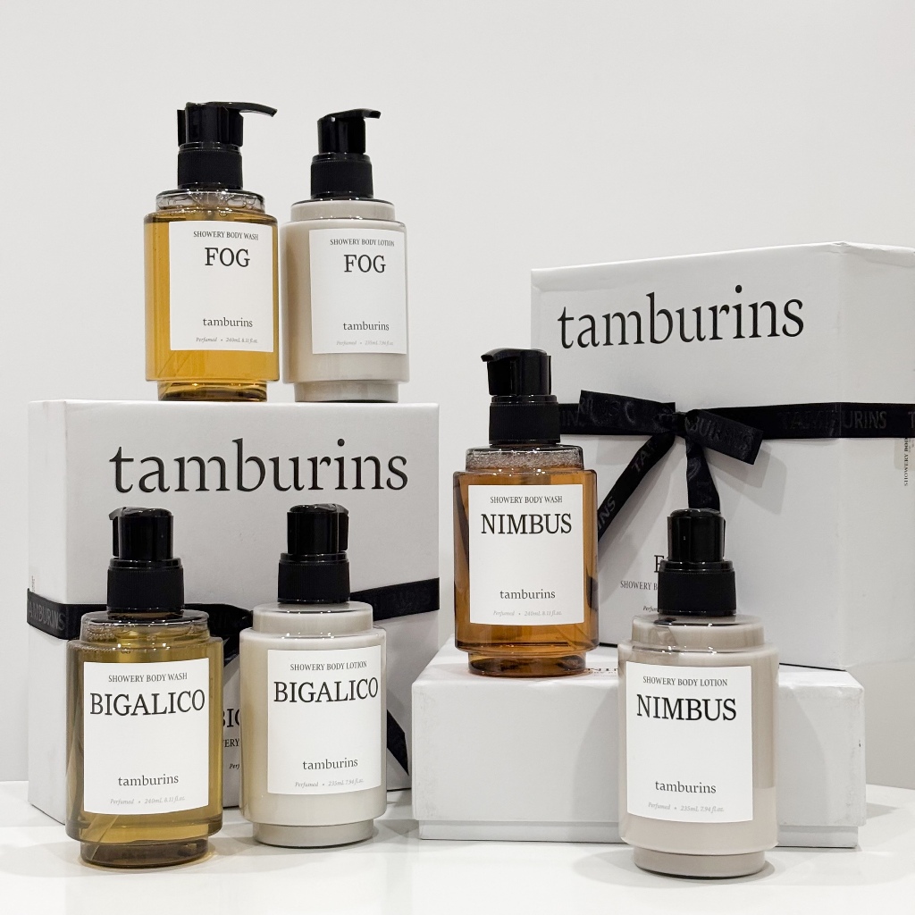 CHÍNH HÃNG] Set Quà Tặng Sữa Tắm & Sữa Dưỡng Thể Tamburins Showery