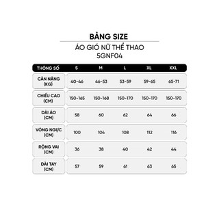 (Sẵn) 5GNF04 Áo Gió Nữ 𝐂𝐀𝐑𝐃𝐈𝐍𝐀 2 Lớp Chất Vải Gió Cao Cấp Chống Thấm Nước Cản Gió Trẻ Trung 3GNF01. 5GNF04