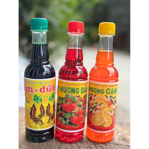 Combo 3 Chai Dâu + Cam (có đường) + Sâm dứa (không đường) hiệu Châu Thành
