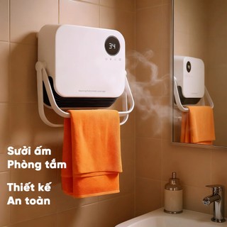 Quạt sưởi gốm YAMAZAKi VJC 2000W an toàn, thông minh, dùng tiện lợi 4 mùa với 3 chế độ nóng lạnh