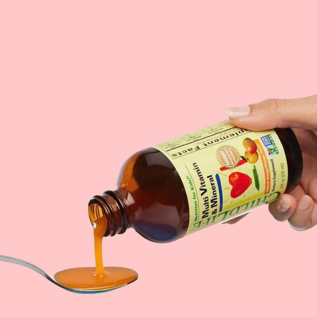 [Hàng Mỹ] Siro bổ sung Vitamin và khoáng chất Childlife Multivitamin & Mineral cho bé