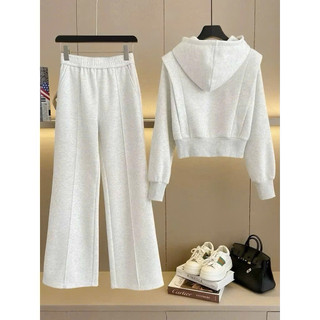 [Chuẩn Vibe Năng Động] Set Bộ Nỉ Hoodie Quần Dài Mei clothing shop - Form Rộng Thoải Mái- Thiết Kế Mặc Nhà Hay Dạo Phố