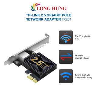 Card mạng PCIe TP-Link 2.5 Gigabit PCle Network Adapter TX201 – Hàng chính hãng