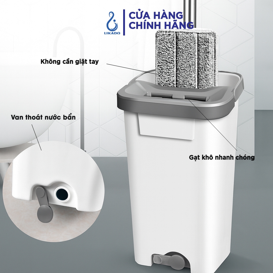 Cây lau nhà tự vắt thông minh Likado LKD – 112